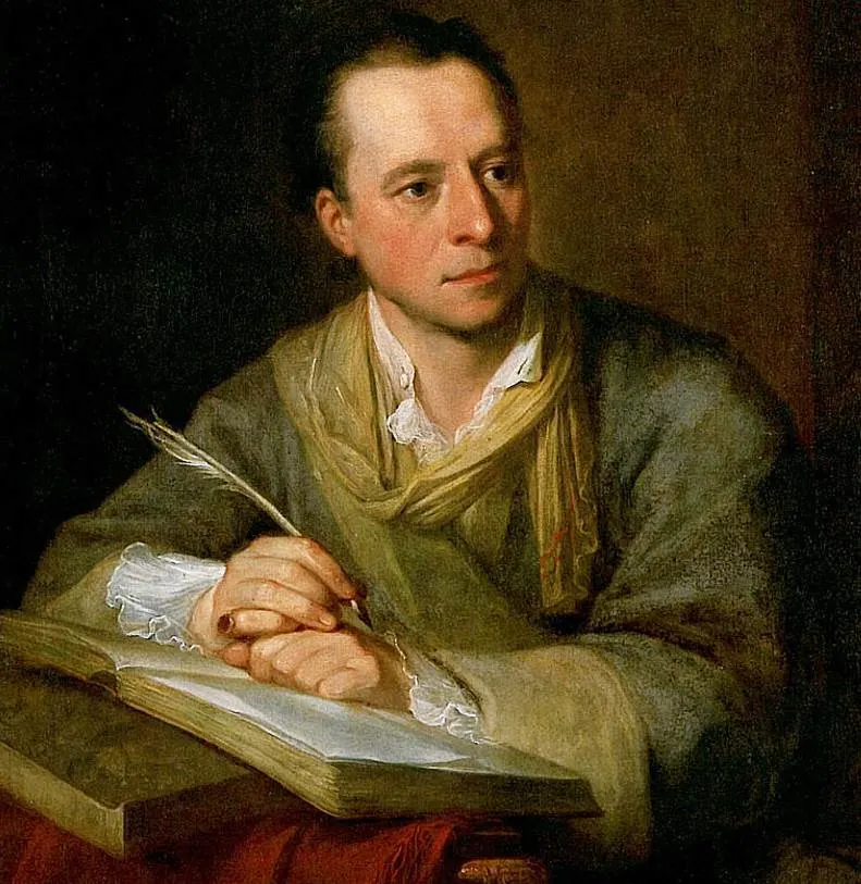 Portrait of Winckelmann by Angelica Kauffman