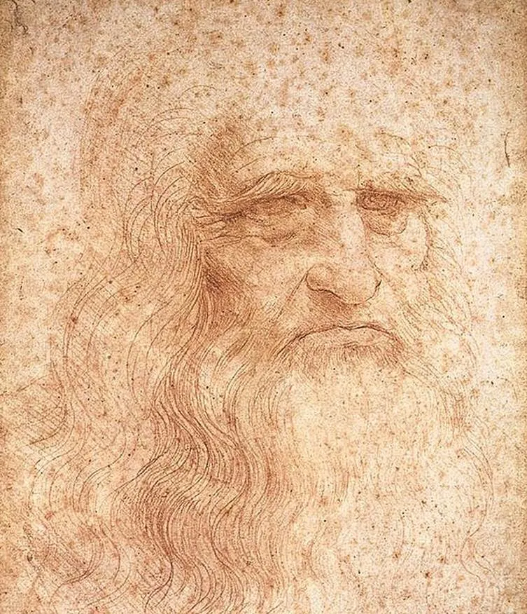 Portrait of a Man in Red Chalk Leonardo da Vinci