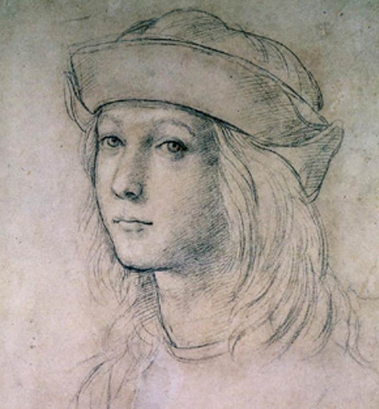 Raphael self portrait teenager