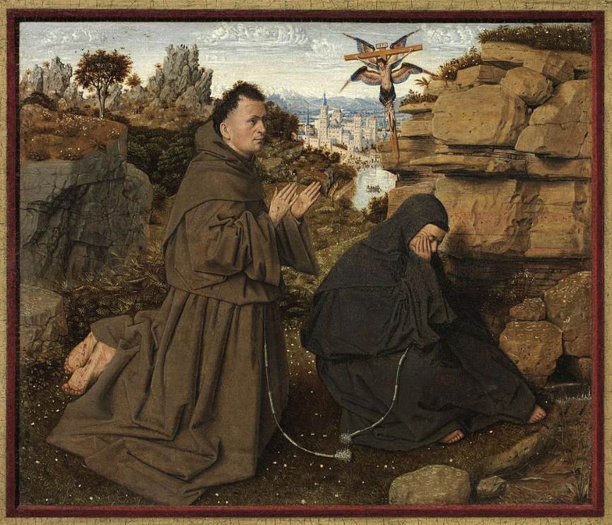 Saint Francis of Assisi Receiving the Stigmata Jan van Eyck Philadelphia Museum of art paintings