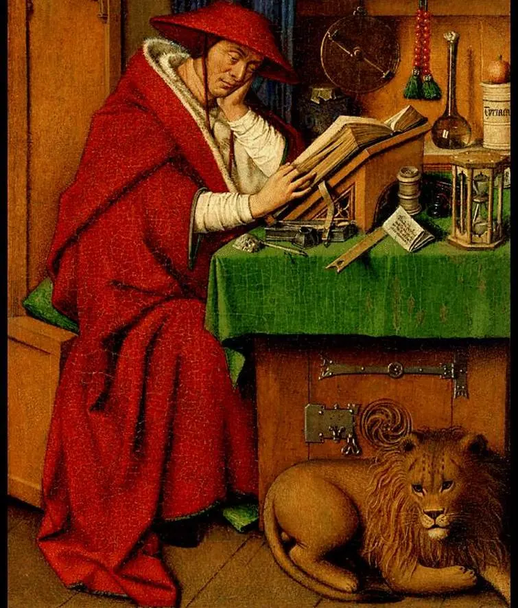 Top 10 Famous Paintings at the Detroit Institute of Arts 1 Detroit Institute of Arts paintings Saint Jerome in his Study Jan van Eyck workshop