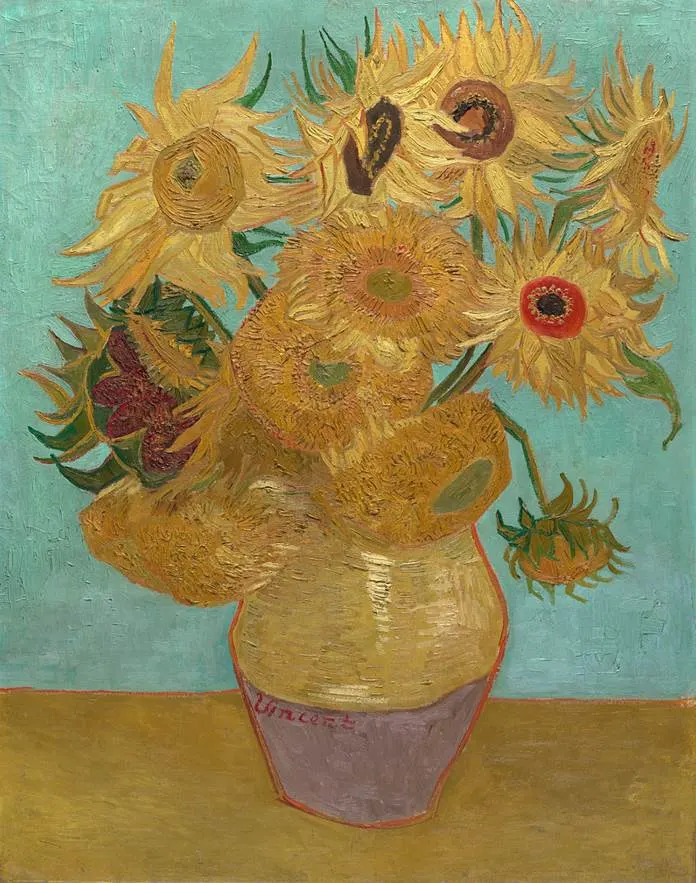 Sunflowers by Vincent van Gogh Philadelphia