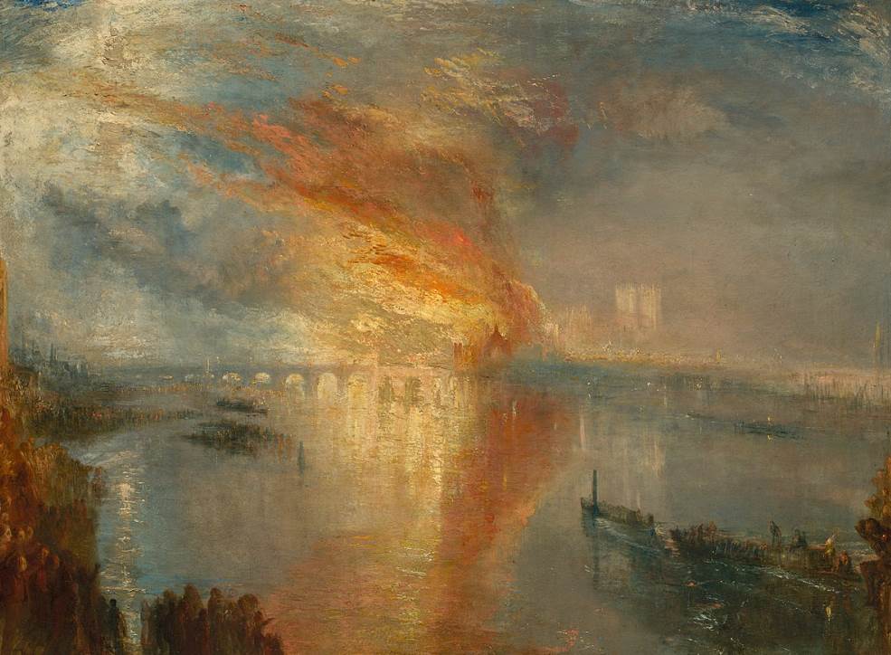 The Burning of the Houses of Lords and Commons by J.M.W. Turner Cleveland Museum of Art