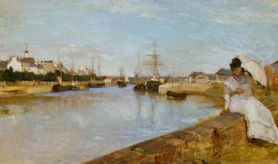 The Harbor at Lorient Berthe Morisot