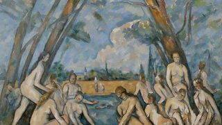 The Large Bathers by Paul Cezanne