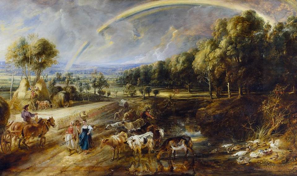 The Rainbow Landscape by Peter Paul Rubens