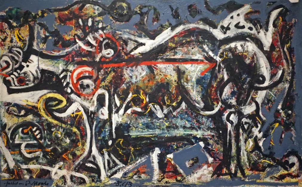 The She Wolf by Jackson Pollock