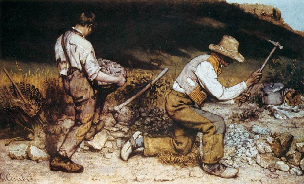 The Stonebreakers by Gustave Courbet