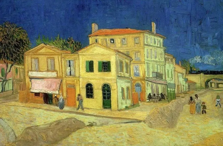 Famous yellow Paintings The Yellow House in Arles