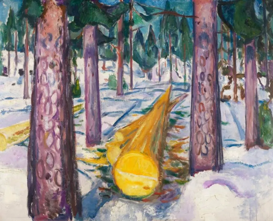 The Yellow Log Edvard Munch