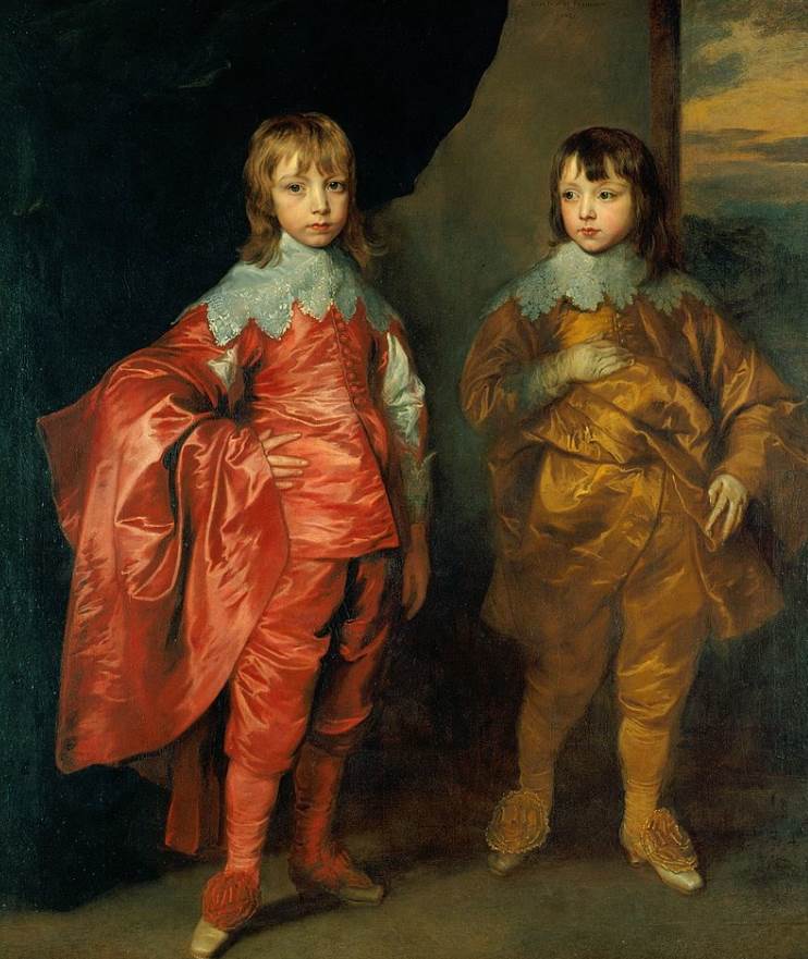 portrait of George Villiers, 2nd Duke of Buckingham, and Lord Francis Villiers Anthony van Dyck
