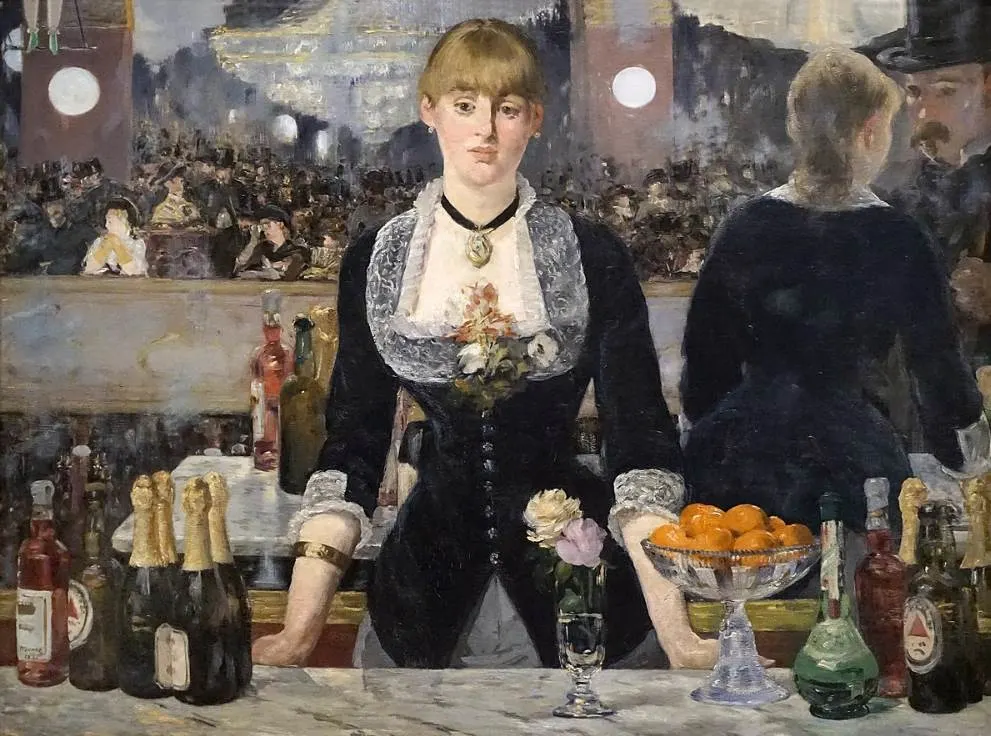 A Bar at the Folies Bergere by Edouard Manet