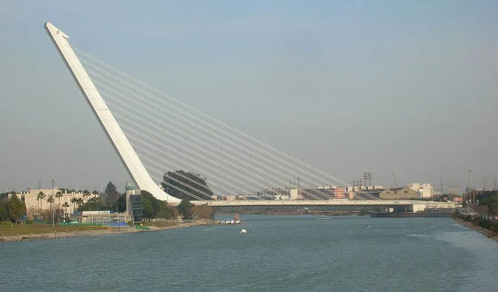Alamillo Bridge in Seville