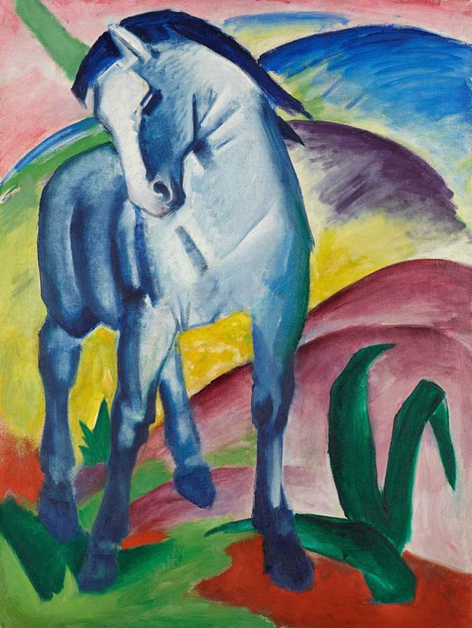 Blue Horse I Franz Marc