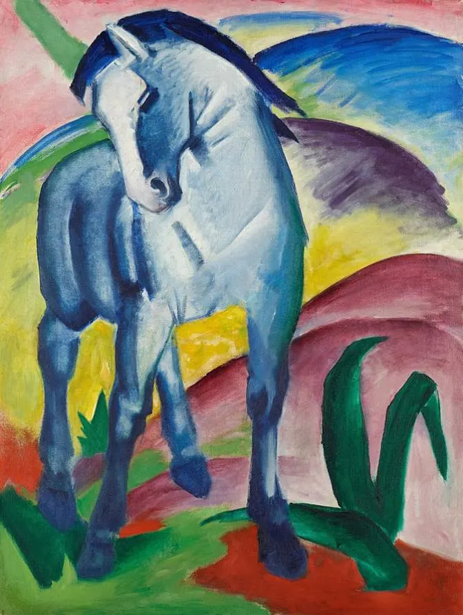 Blue Horse I Franz Marc