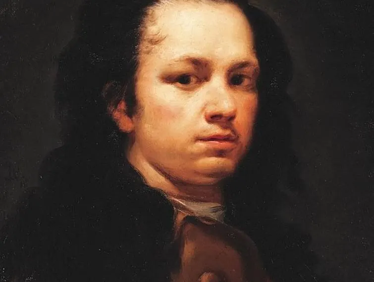 Francisco Goya self portrait early 1770s