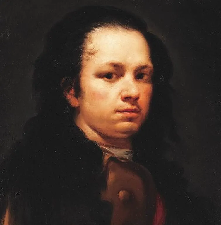 Francisco Goya self portrait early 1770s