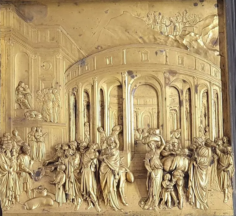 Gates of Paradise Ghiberti detail