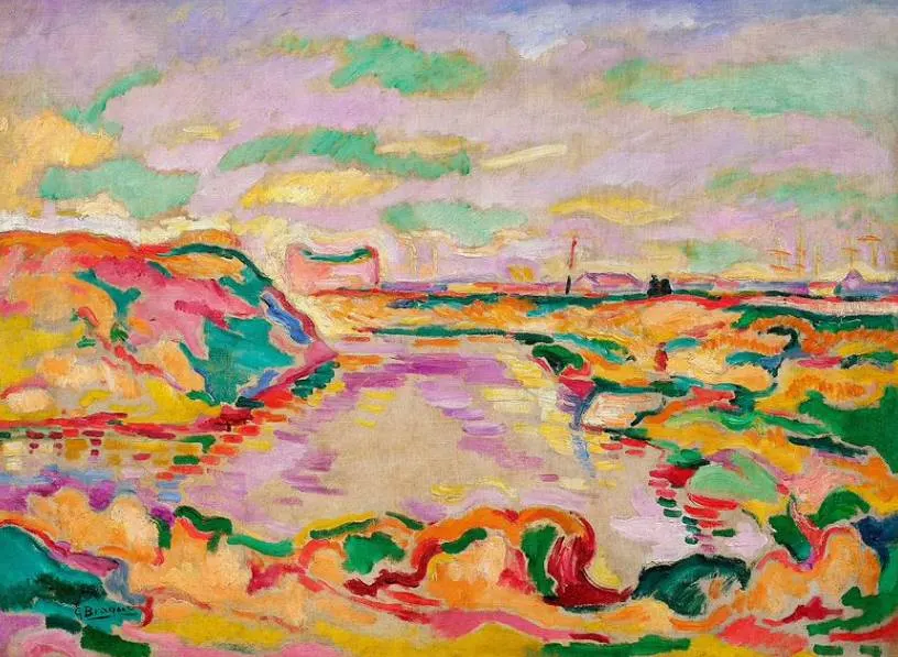 Landscape near Antwerp by Georges Braque