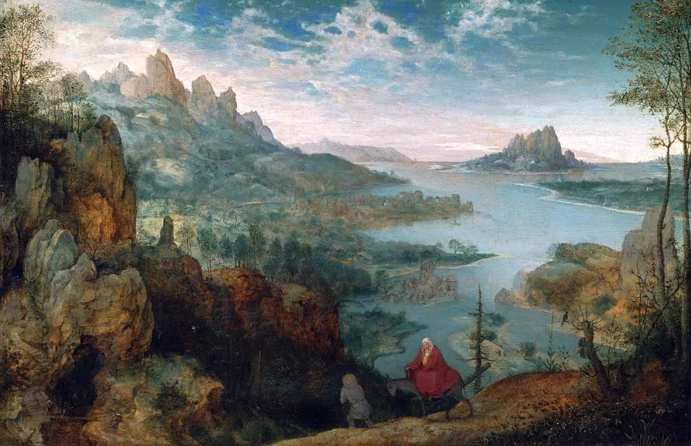 Landscape with the Flight into Egypt by Pieter Bruegel the Elder