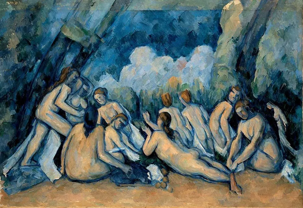 Les Grandes Baigneuses cezanne National Gallery London