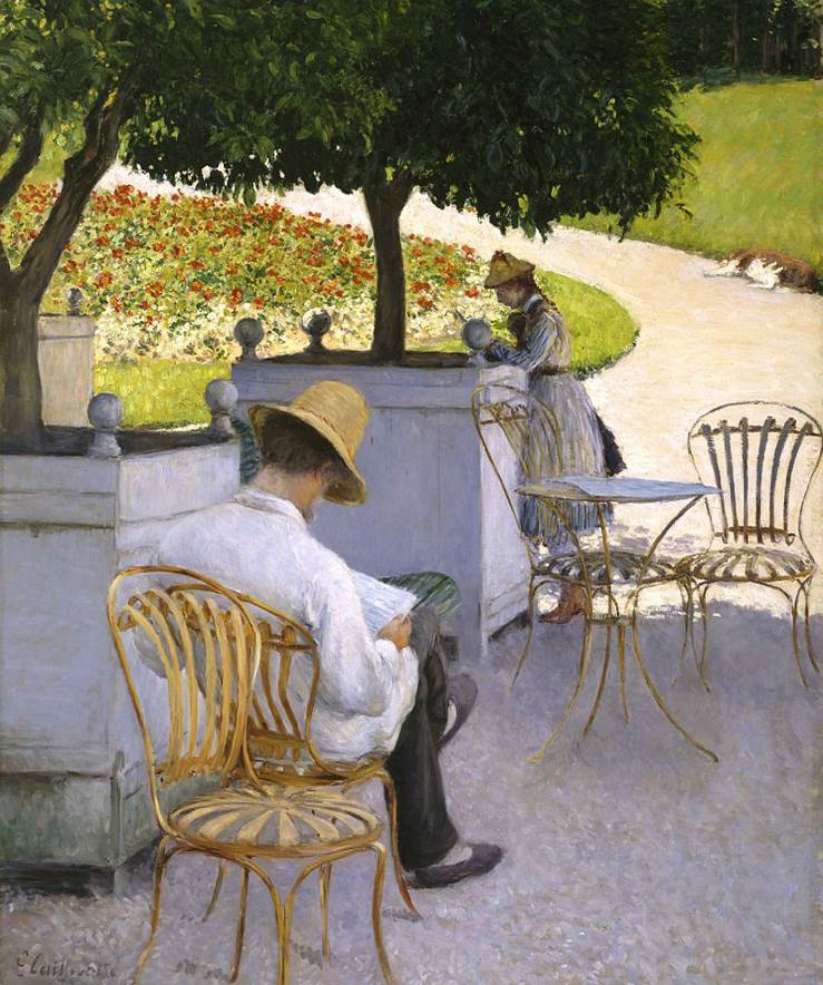 Les Orangers by Gustave Caillebotte