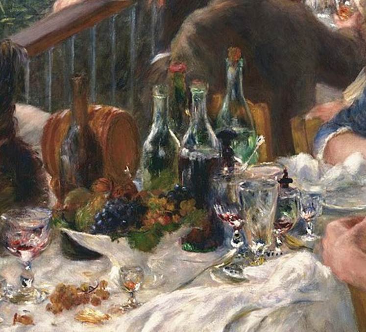 Luncheon of the Boating Party still life