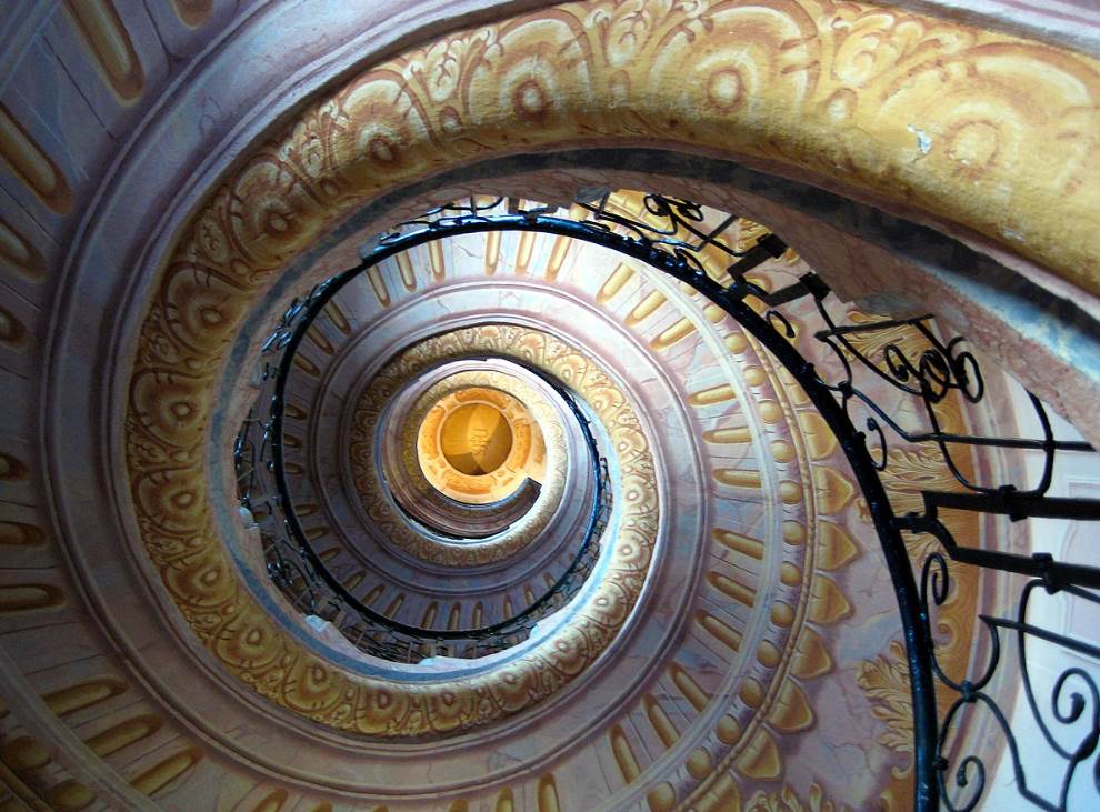 Melk Abbey Spiraling staircase