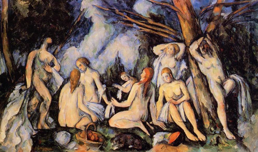 Paul Cezanne Les grandes baigneuses Barnes Foundation