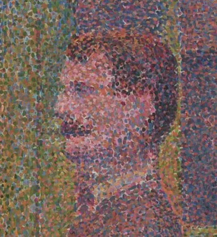 Pointillism detail