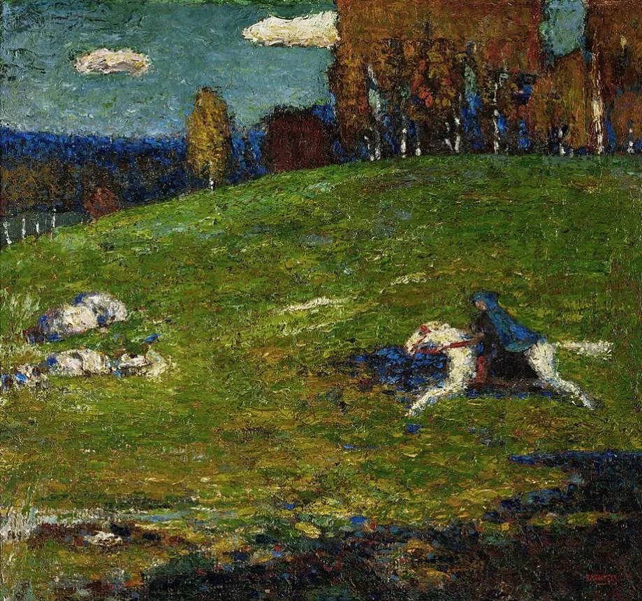 The Blue Rider by Wassily Kandinsky