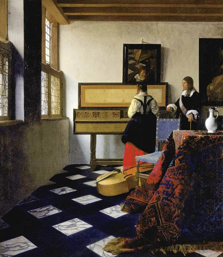 The Music Lesson Johannes Vermeer