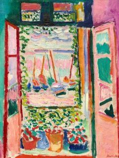 The Open Window by Henri matisse