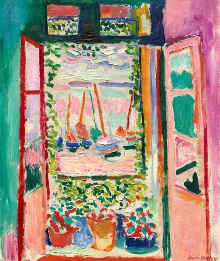 The Open Window by Henri matisse