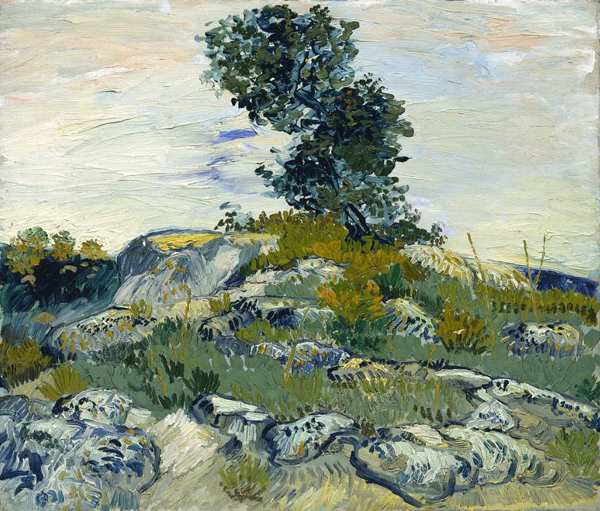 The Rocks by Vincent van Gogh