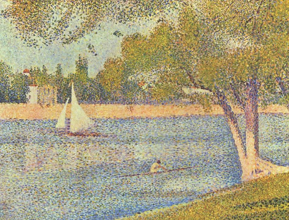 The Seine and la Grande Jatte by Georges Seurat