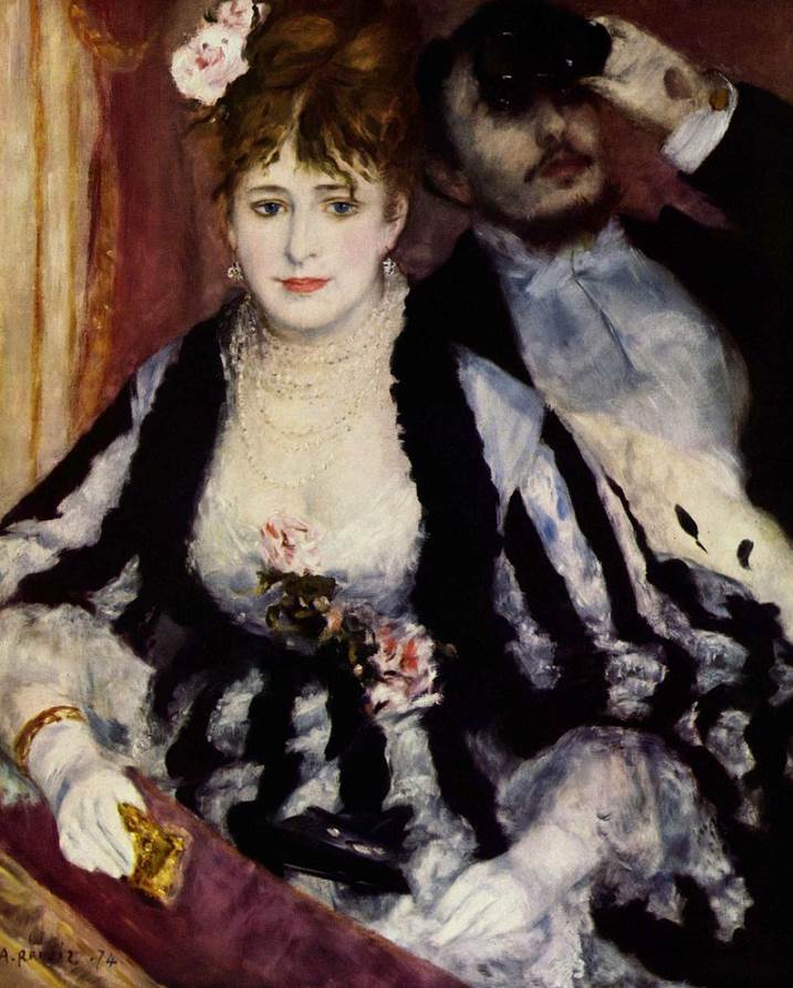 The Theater Box by Pierre-Auguste Renoir