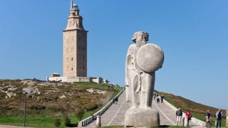 Tower of Hercules Sculpture