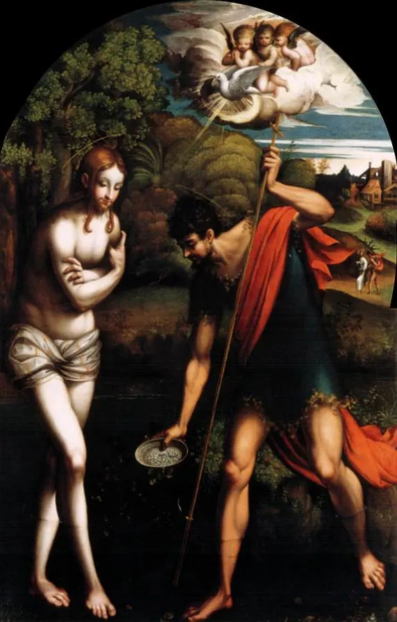 Baptism of Christ Parmigianino