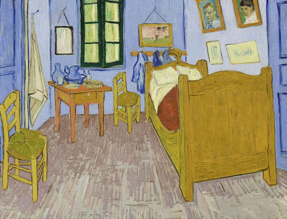 Bedroom in Arles by Vincent van Gogh verison 3