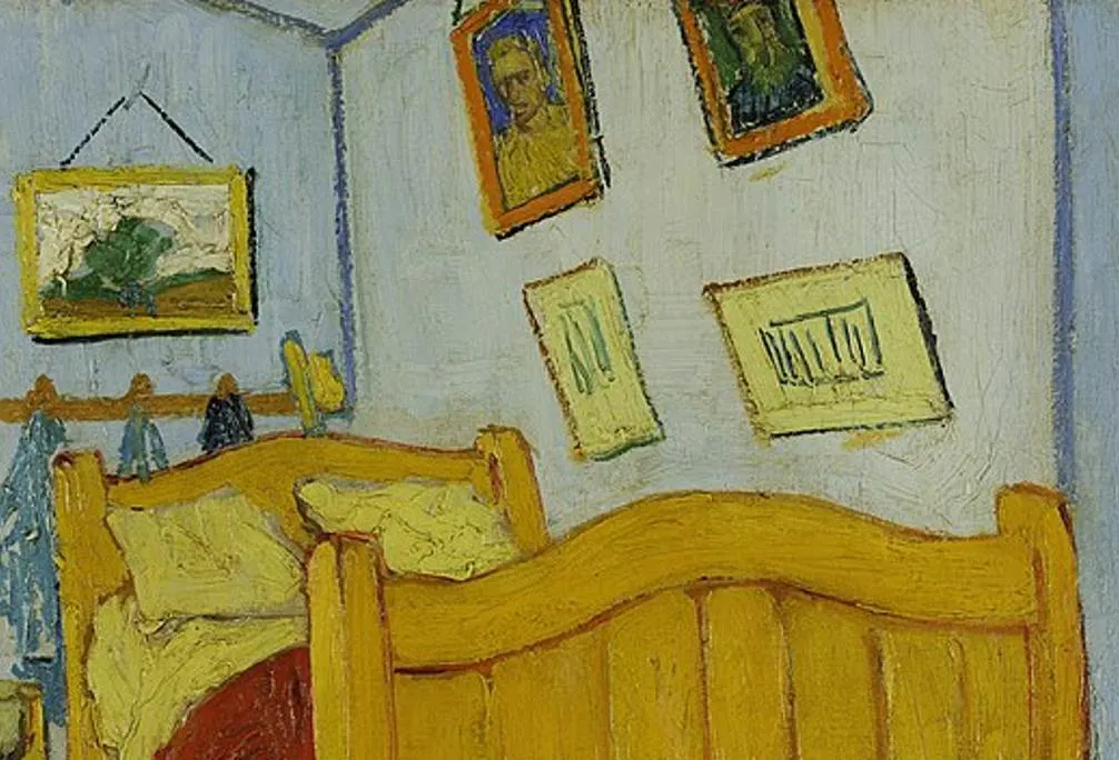 Bedroom in Arles first version portraits