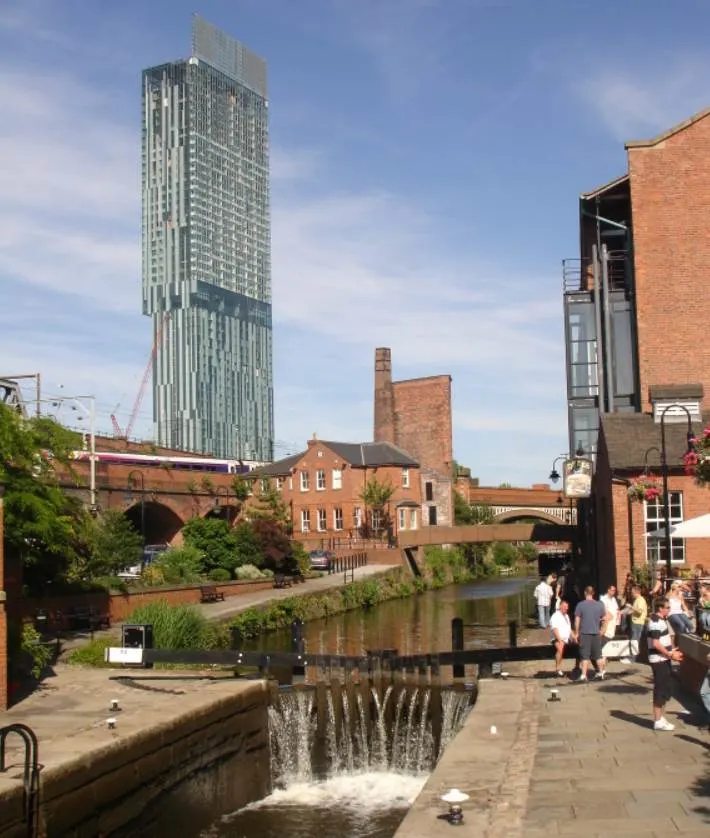 Beetham Tower famous buildings in Manchester