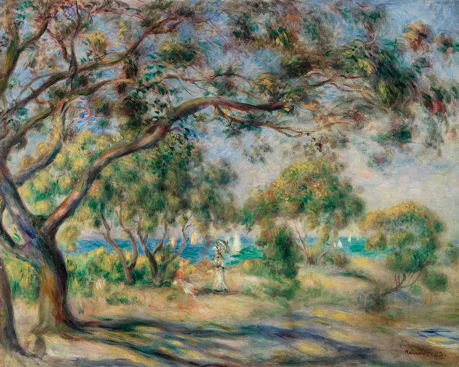 Bois de la Chaise (Noirmoutier) by Pierre-Auguste Renoir