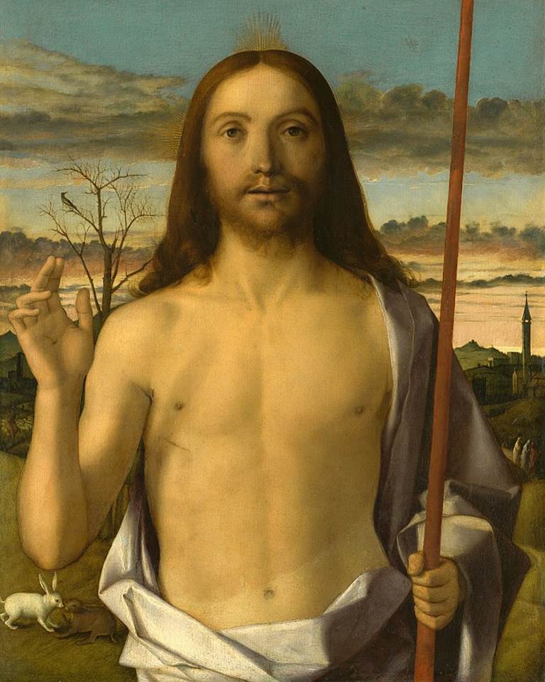 Christ Blessing by Giovanni Bellini