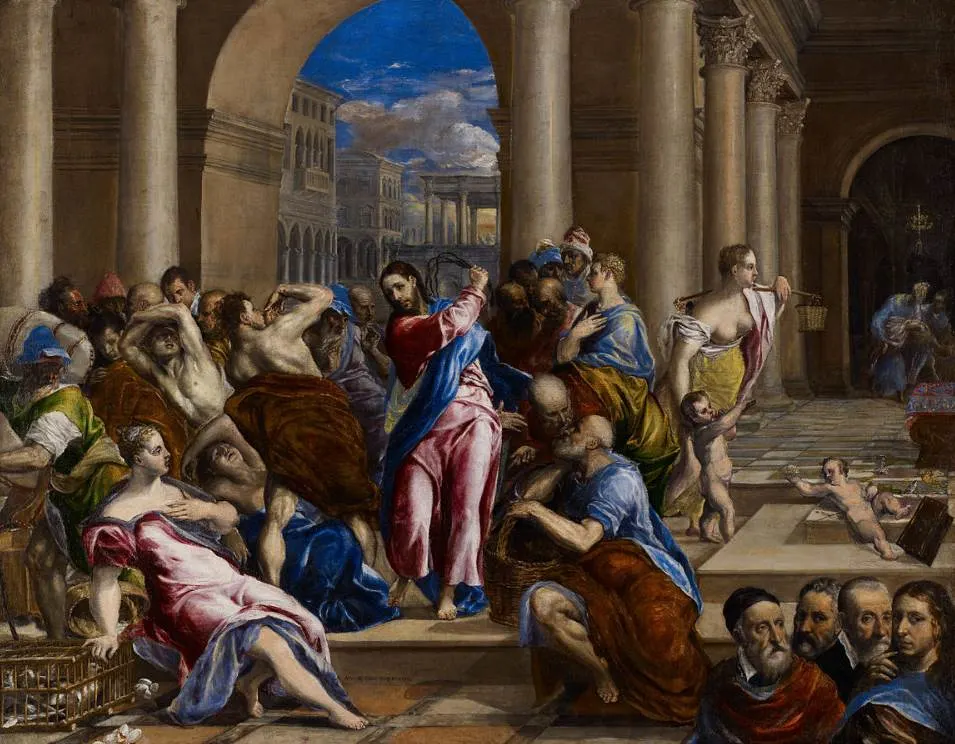 Cleansing of the Temple by El Greco