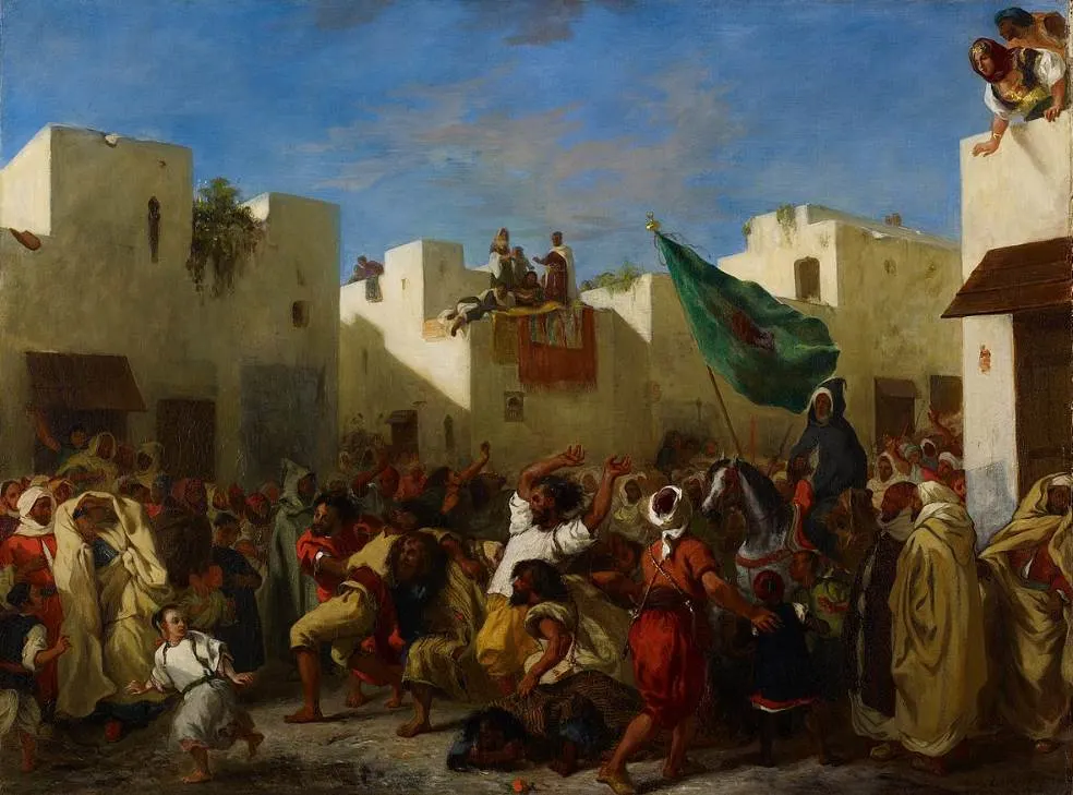 Convulsionists of Tangiers by Eugène Delacroix