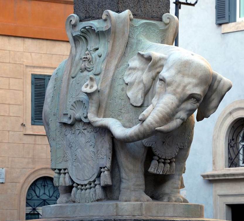 Elephant and Obelisk detail