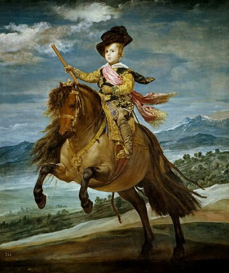 Equestrian Portrait of Prince Balthasar Charles Diego Velazquez