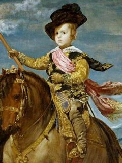 Equestrian Portrait of Prince Balthasar Charles analysis