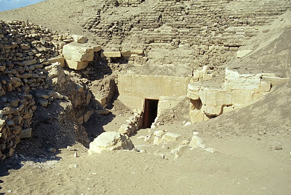 Hawara Pyramid entrance